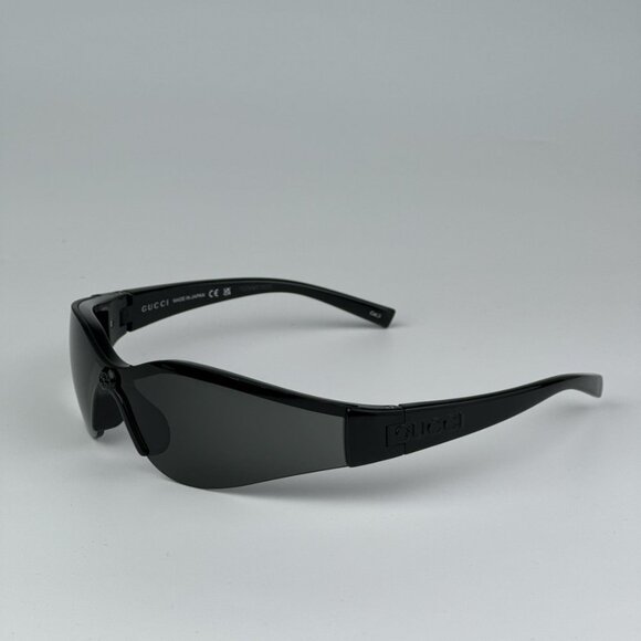 Gucci GG1651S 001 BRAND NEW Sunglasses Black Grey Unisex Mask main image 10